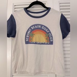 American Eagle XS Newport Beach Baby Tee
